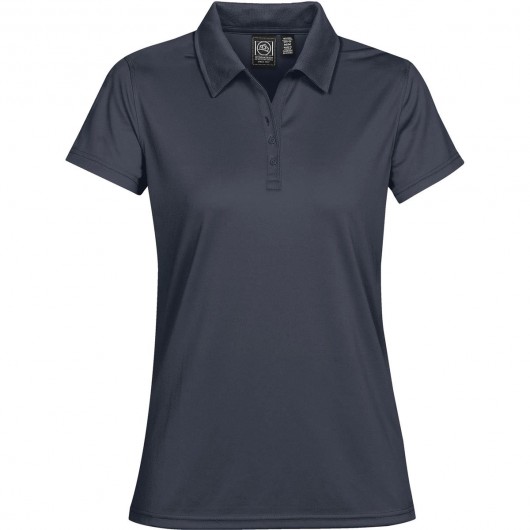 Navy Womens Eclipse Pique Polos